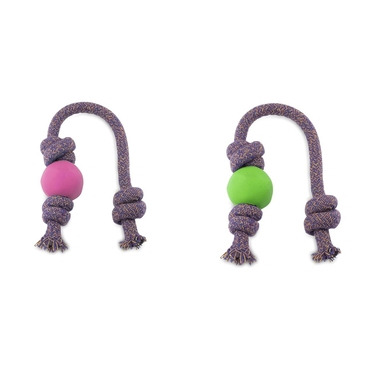 Beco Great for Fetch Natural Rubber Ball & Rope