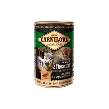Carnilove Duck & Pheasant for Adult Dogs (Wet Food Can) 400g