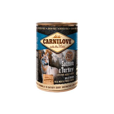 Carnilove Salmon & Turkey for Adult Dogs (Wet Food Can) 400g