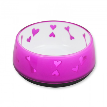 Dog Love Bowl - Pink / Large