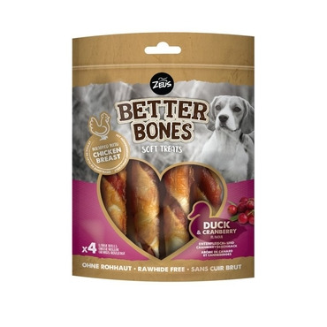 Zeus Better Bones, Wrapped Large Rolls Duck & Cranberry, 152g